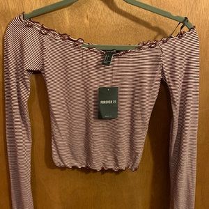Forever 21 off the shoulder top